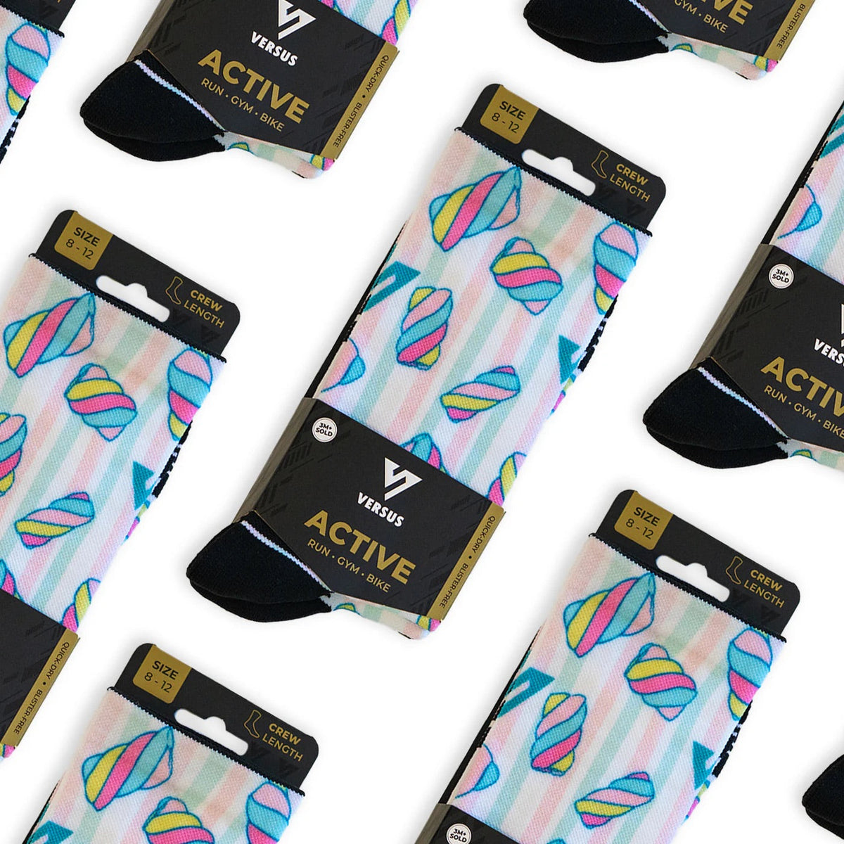 Marshmallows Active Crew Socks