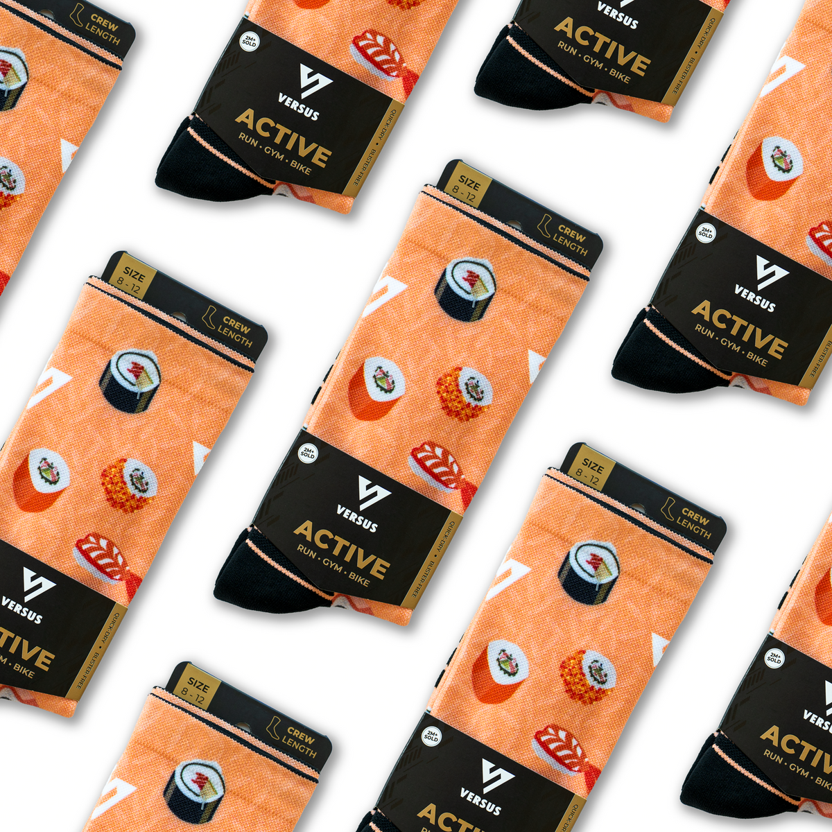 Sushi Active Crew Socks