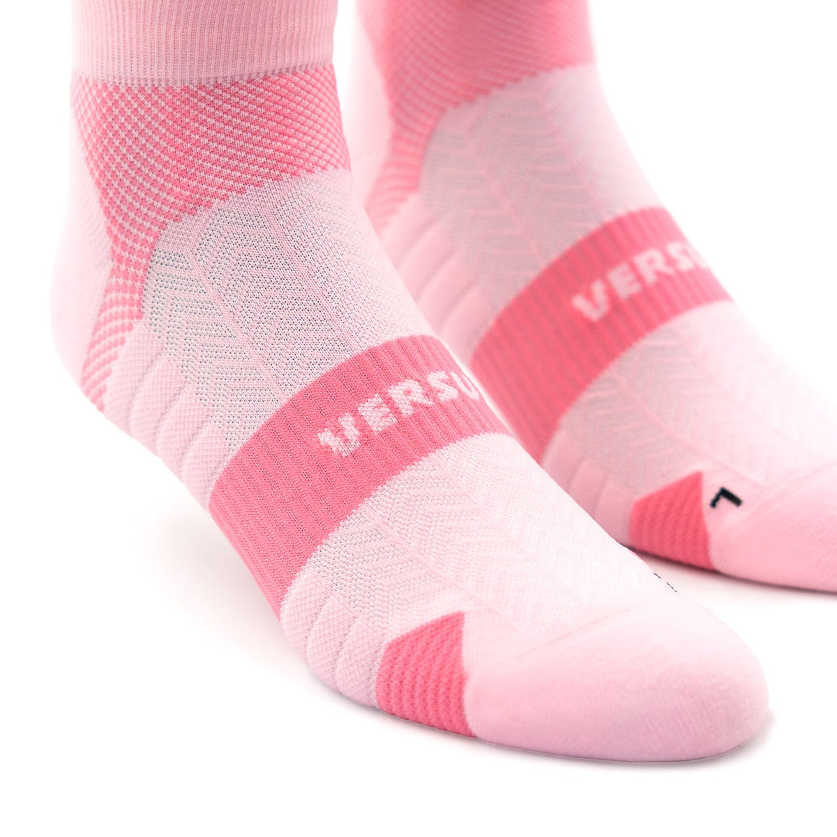 Candy Pink Running Ankle Socks