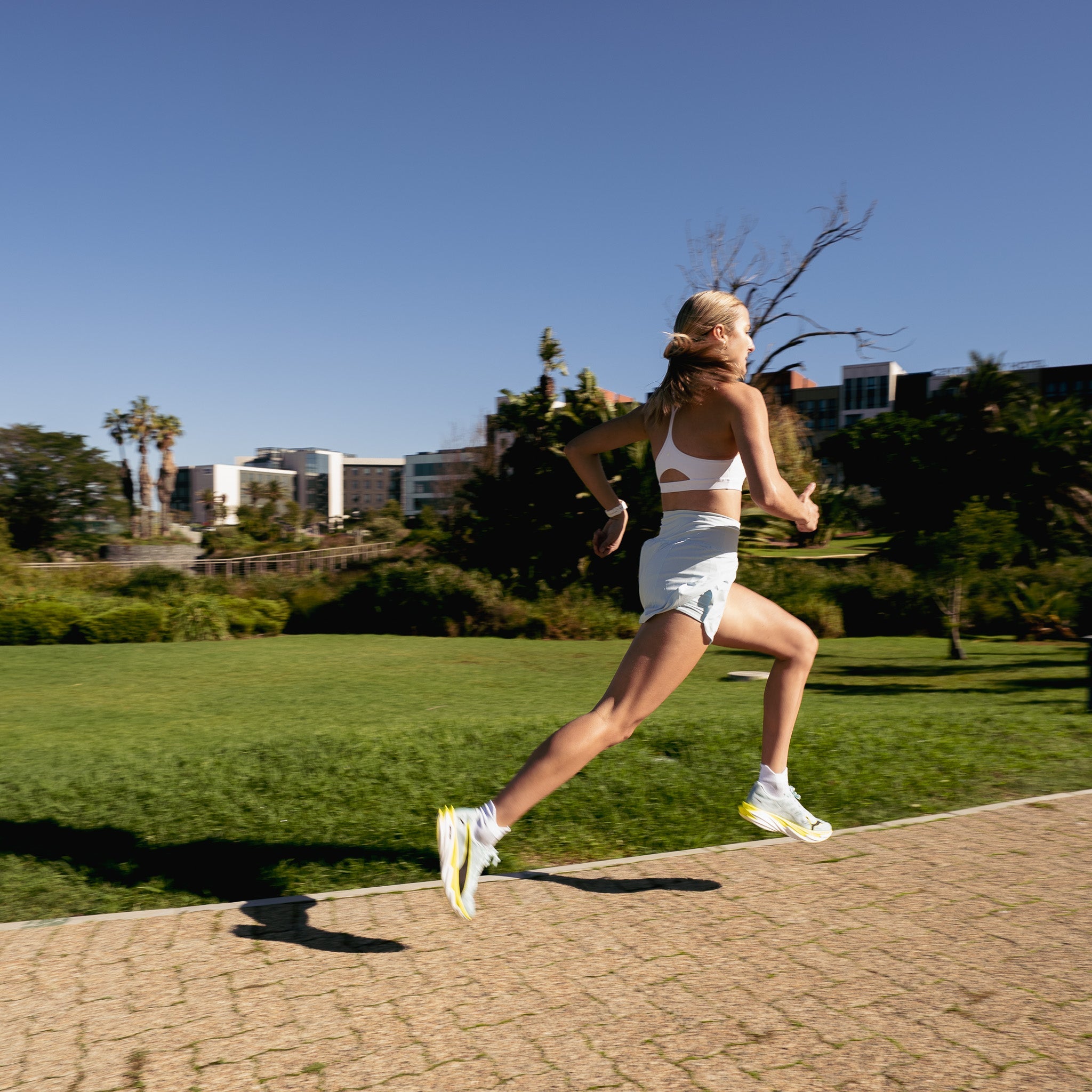 Cloud White Running Ankle Socks
