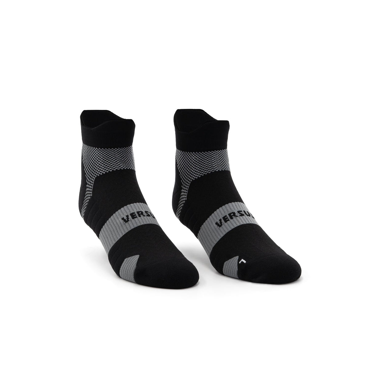 Midnight Black Running Ankle Socks