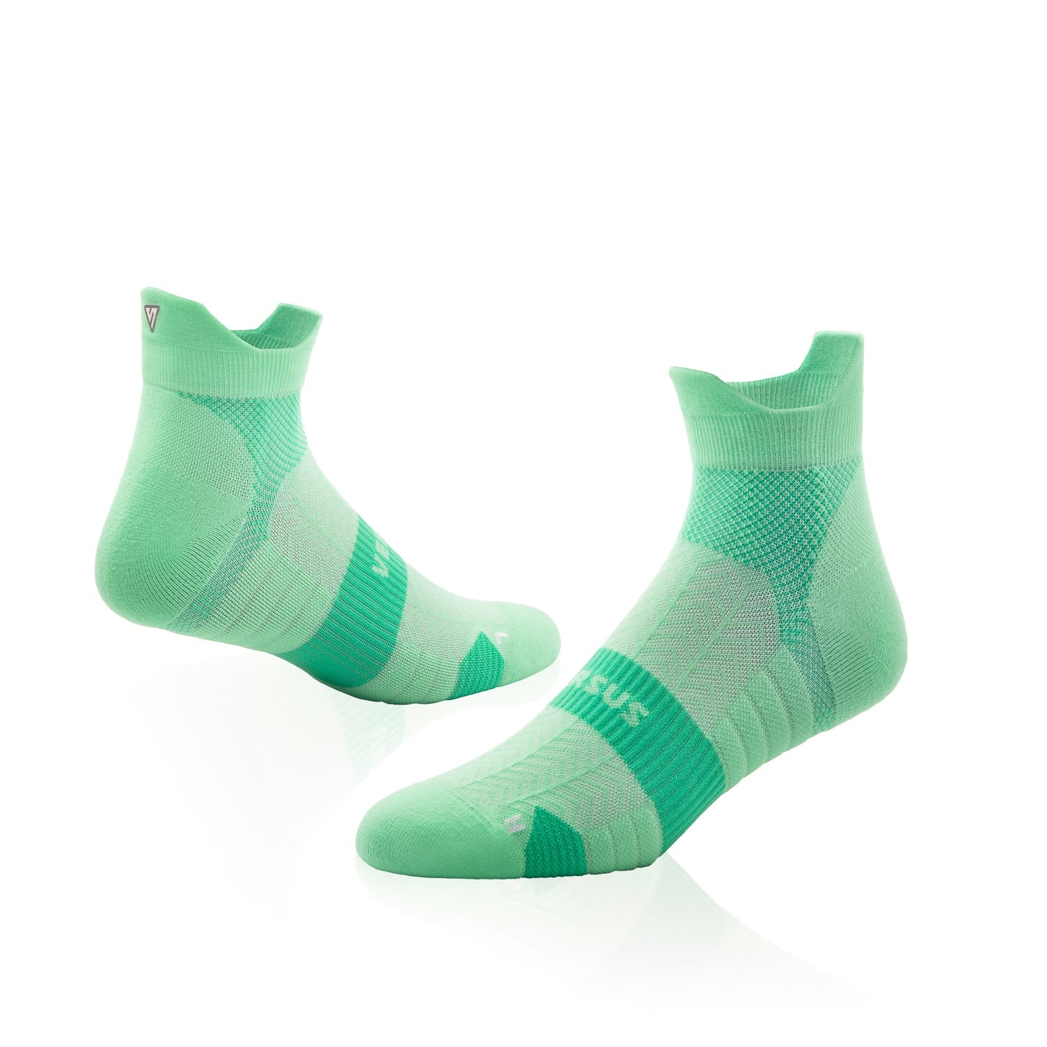 Mint Leaf Running Ankle Socks
