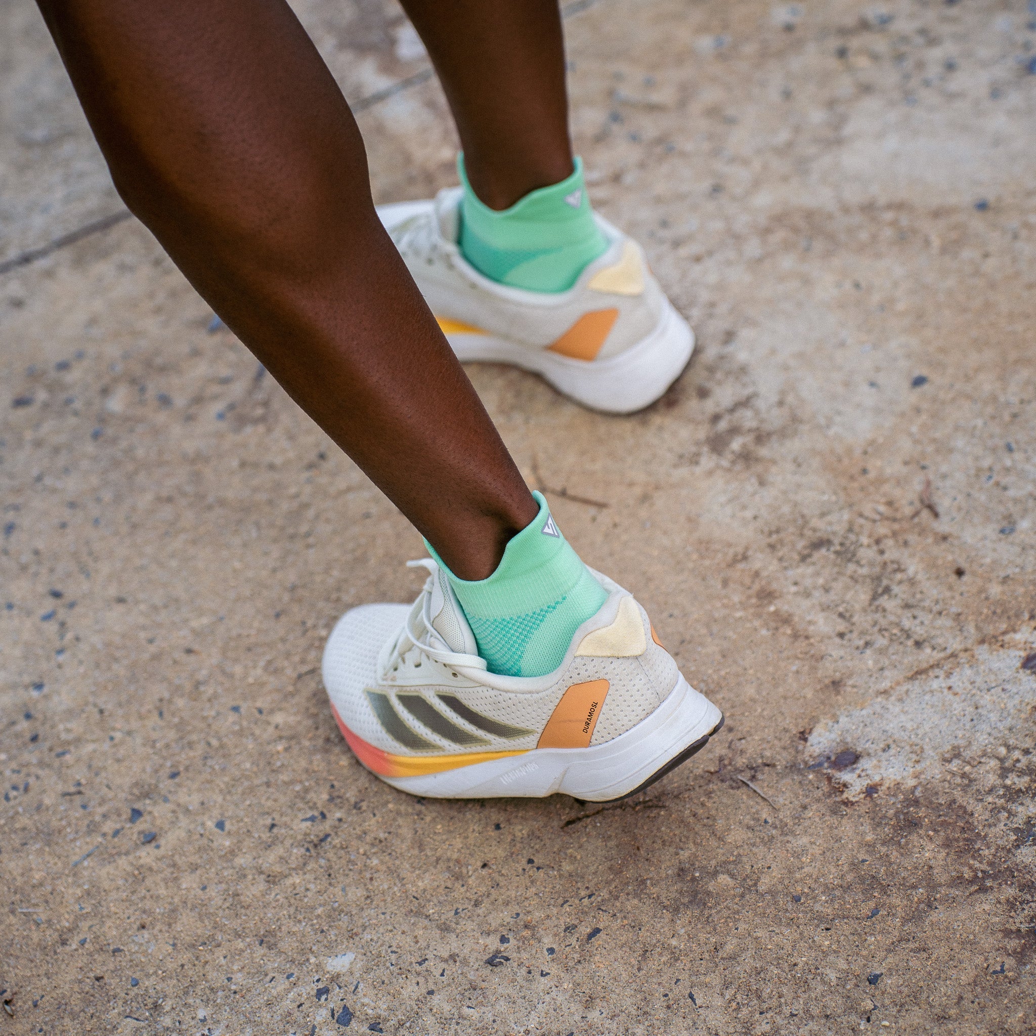 Mint Leaf Running Ankle Socks