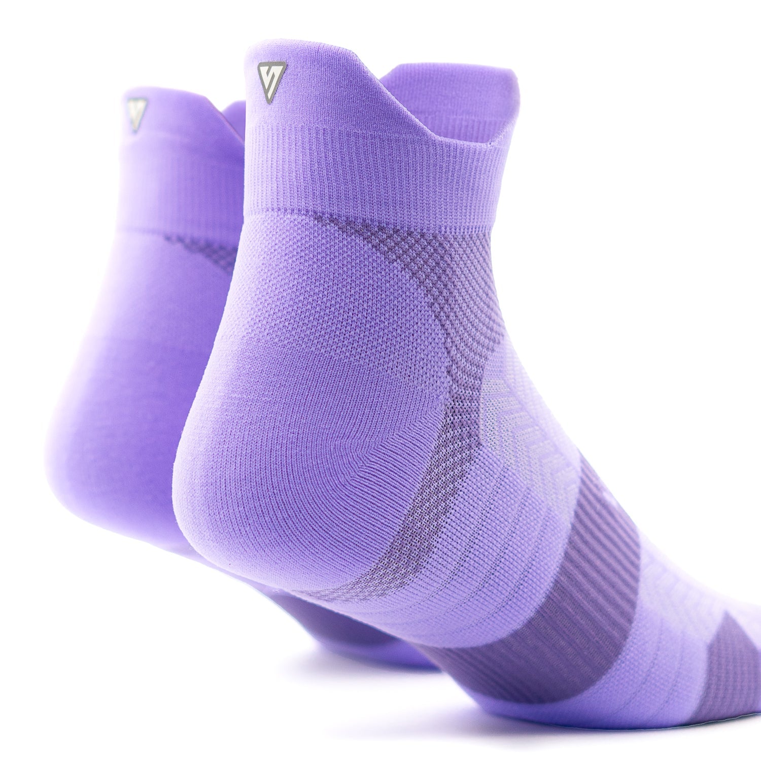Purple Bloom Running Ankle Socks