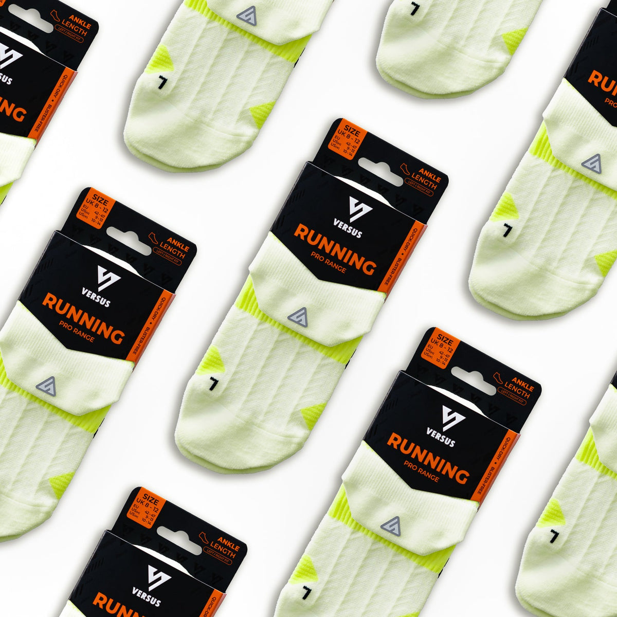 Sunny Lime Running Ankle Socks