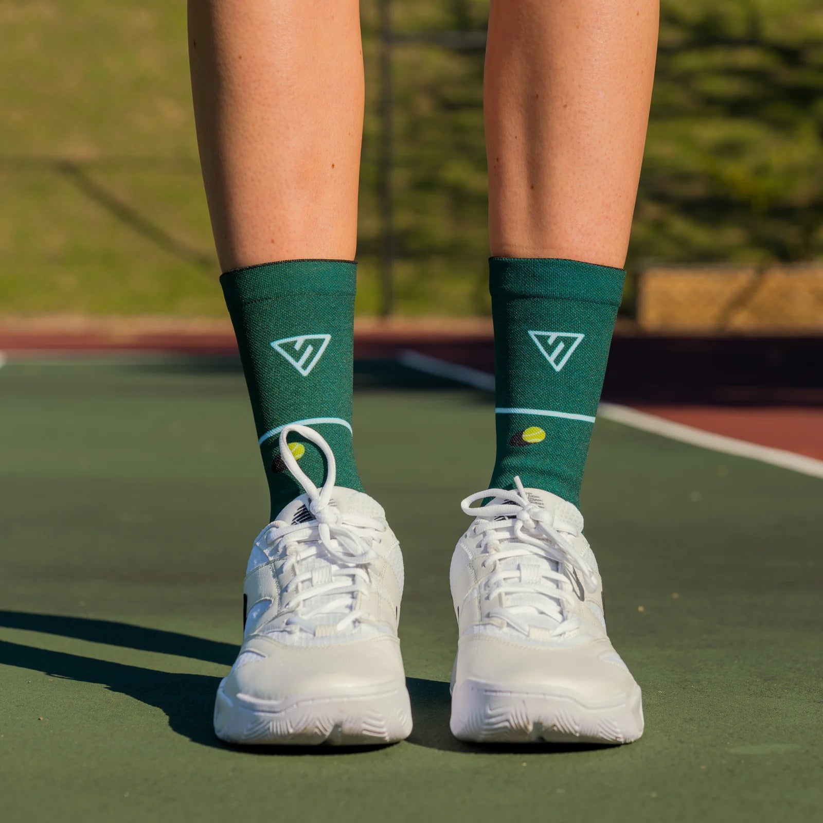 Retro Tennis Active Crew Socks
