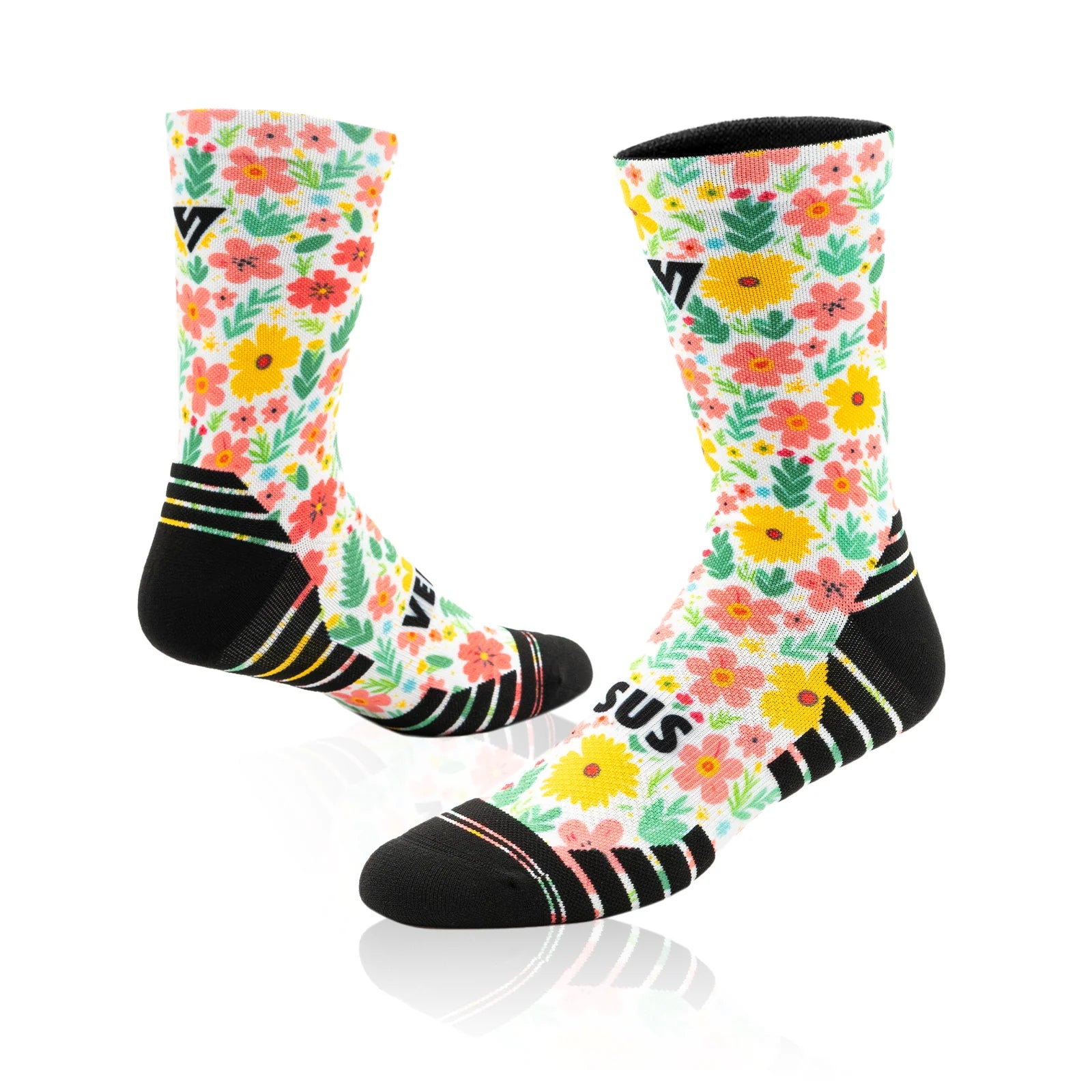 Garden Glow Active Crew Socks
