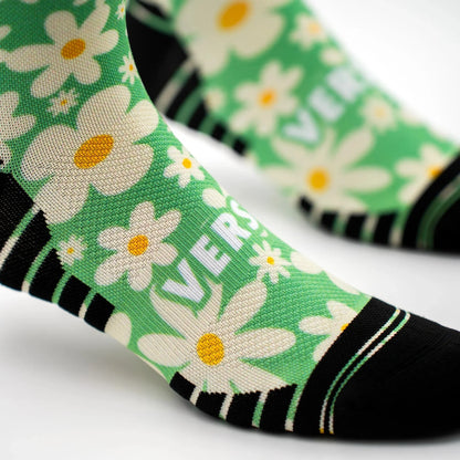 Wild Bloom Active Crew Socks