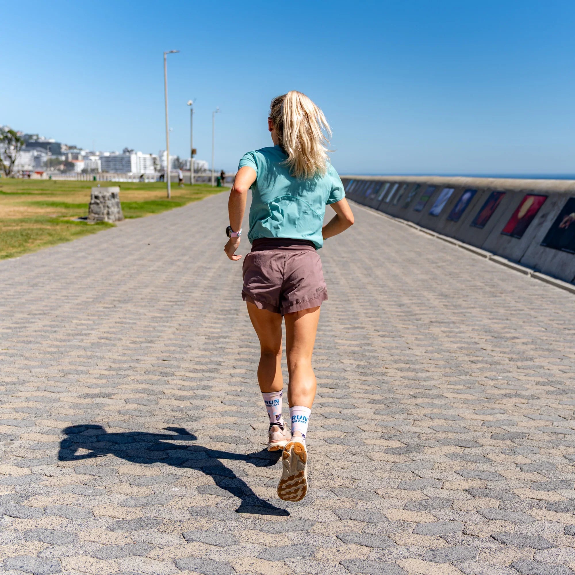 Run For Cake Active Crew Socks