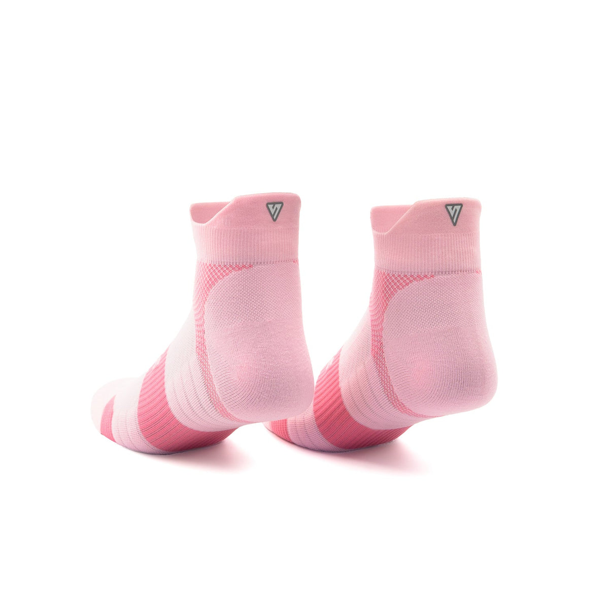 Candy Pink Running Ankle Socks