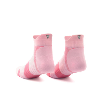 Candy Pink Running Ankle Socks