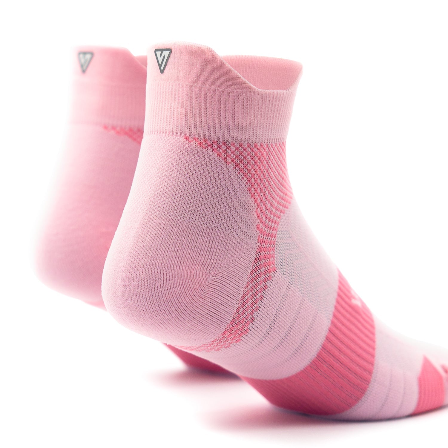 Candy Pink Running Ankle Socks