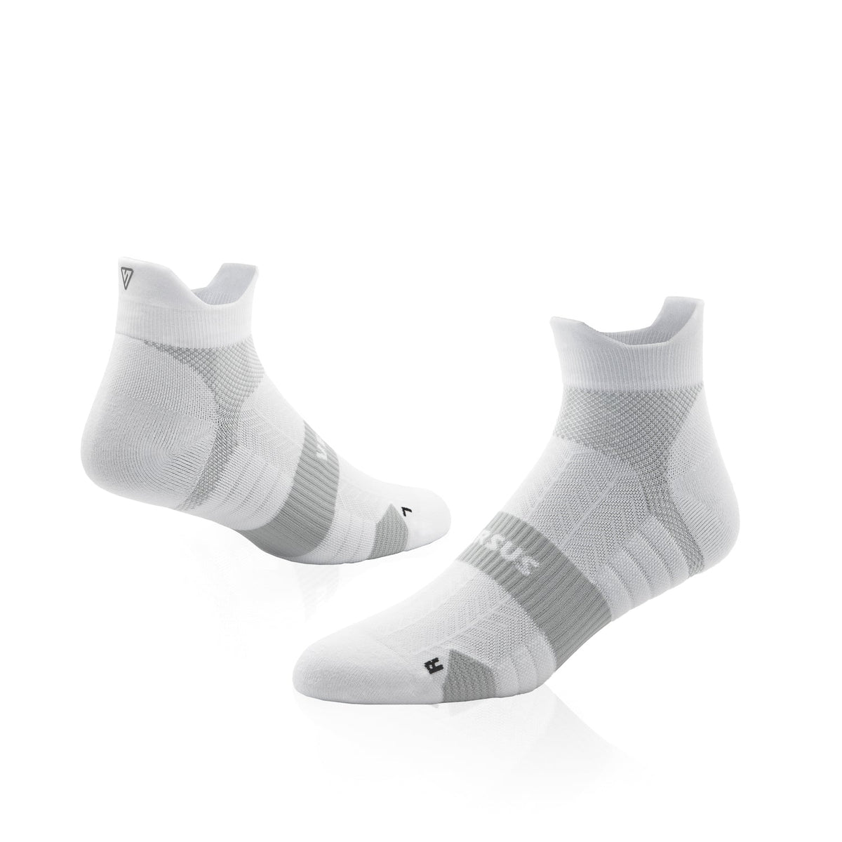 Cloud White Running Ankle Socks