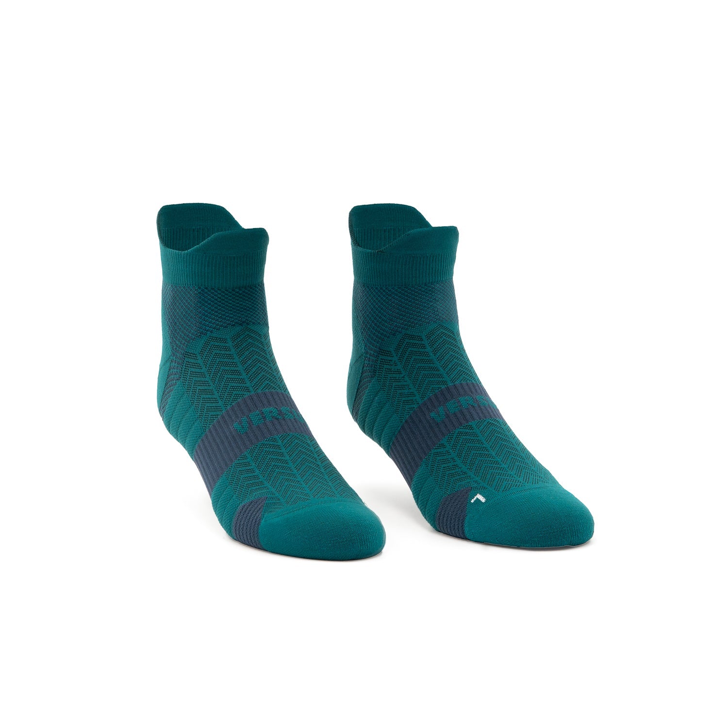 Deep Teal Running Ankle Socks