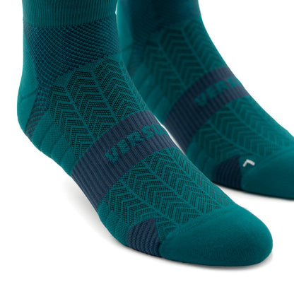 Deep Teal Running Ankle Socks