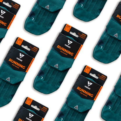 Deep Teal Running Ankle Socks