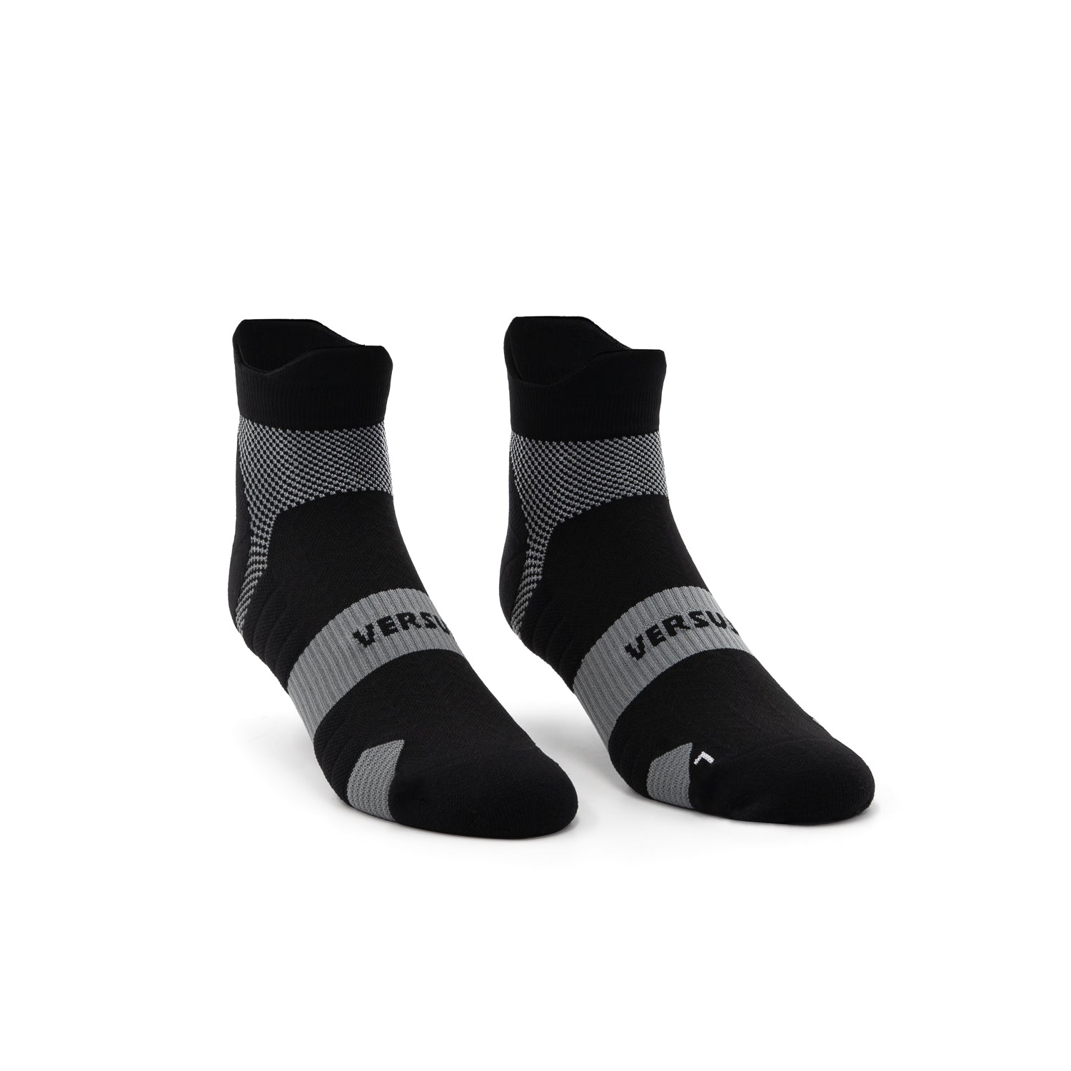 Midnight Black Running Ankle Socks