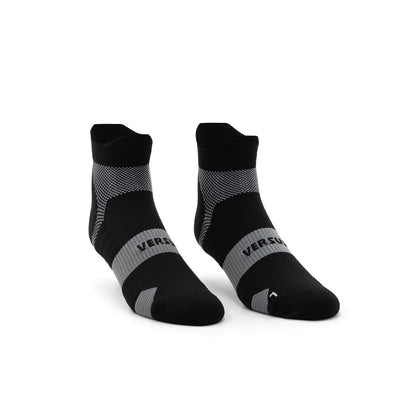 Midnight Black Running Ankle Socks