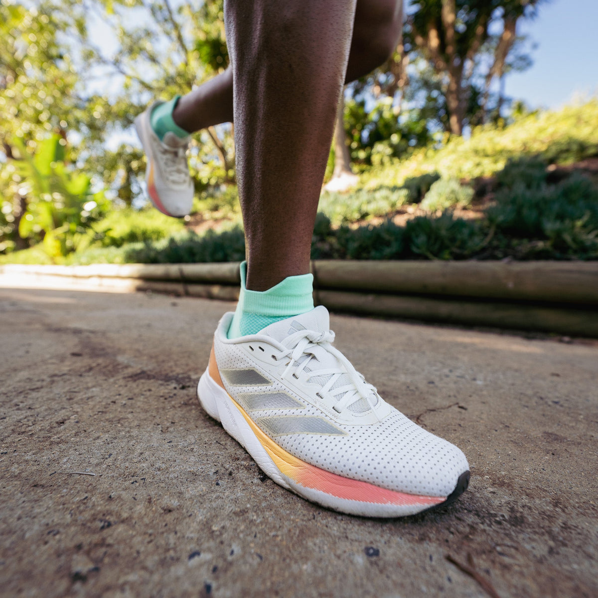 Mint Leaf Running Ankle Socks