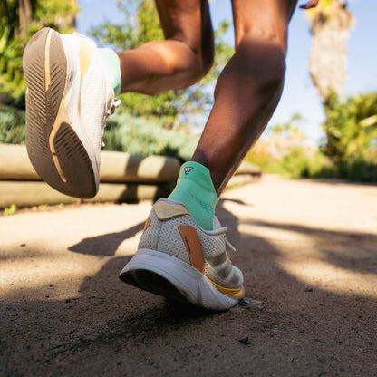 Mint Leaf Running Ankle Socks