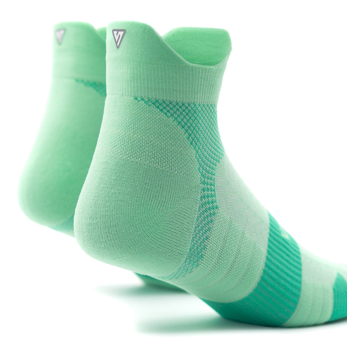 Mint Leaf Running Ankle Socks
