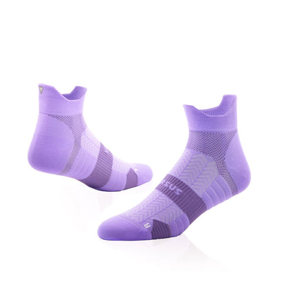 Purple Bloom Running Ankle Socks