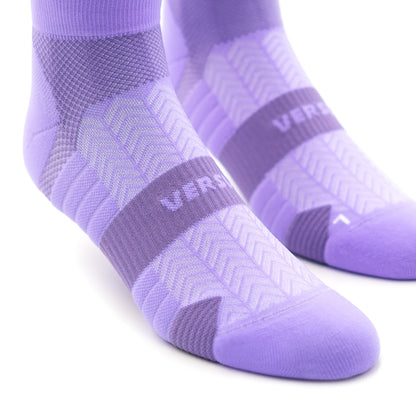 Purple Bloom Running Ankle Socks