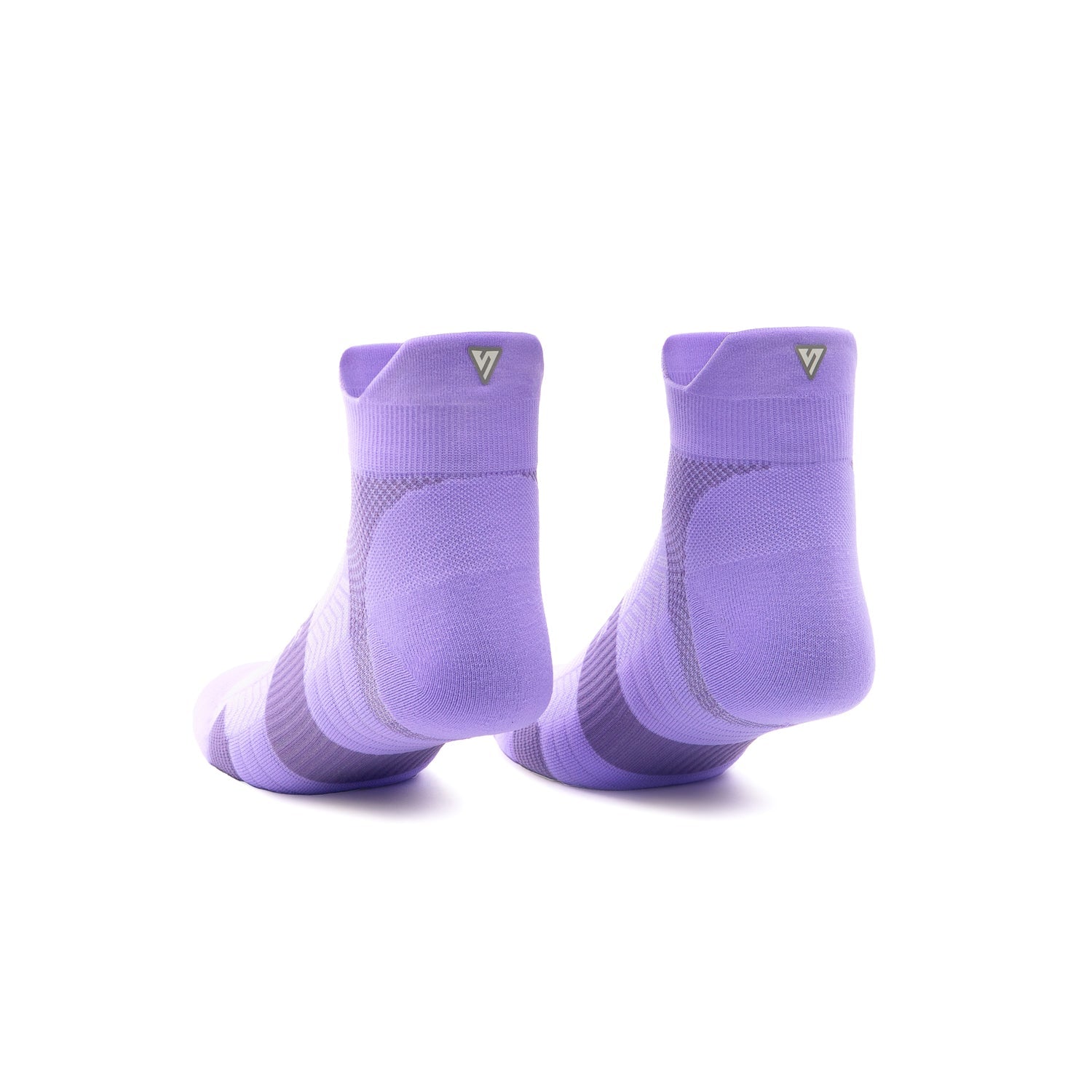 Purple Bloom Running Ankle Socks