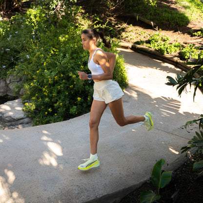 Sunny Lime Running Ankle Socks