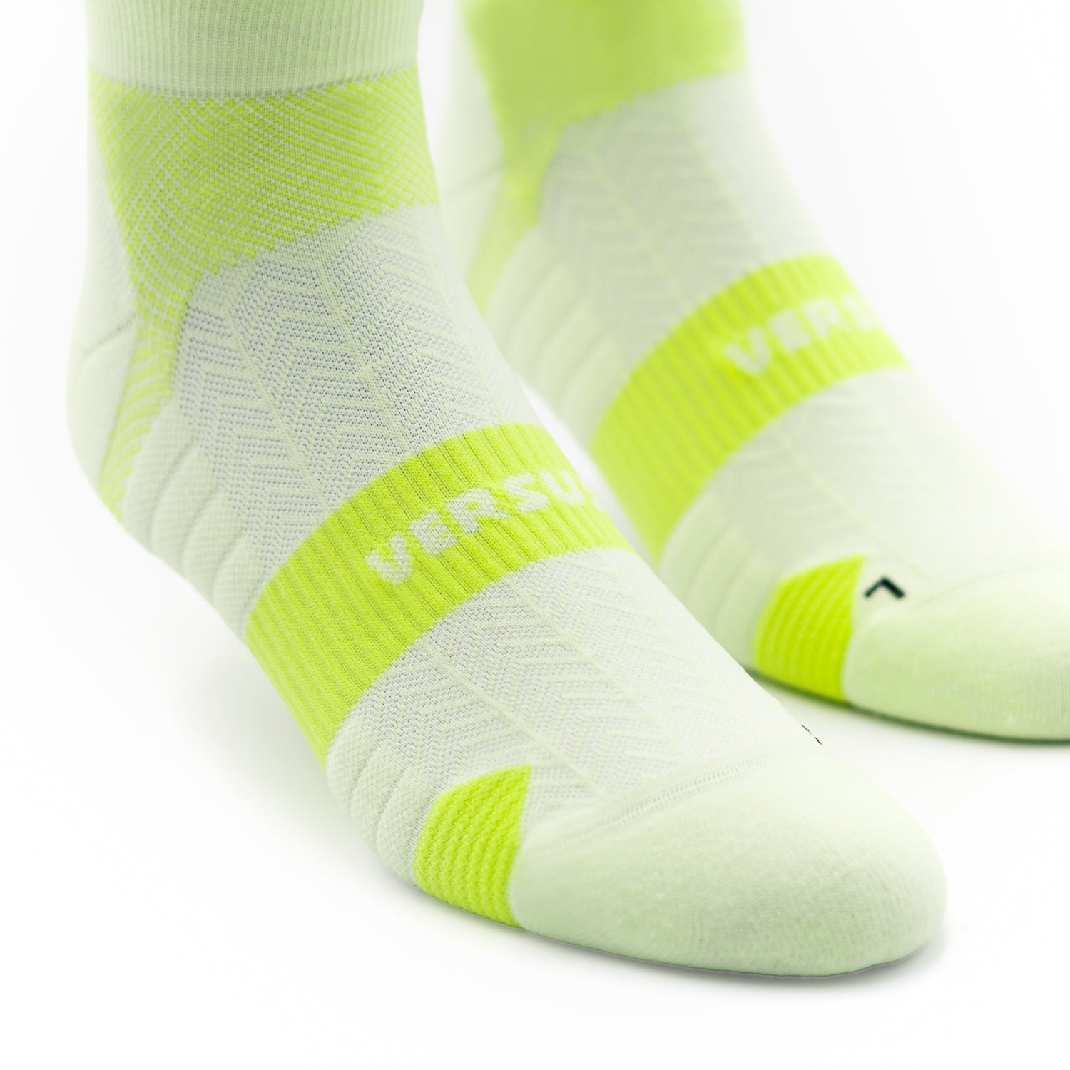 Sunny Lime Running Ankle Socks