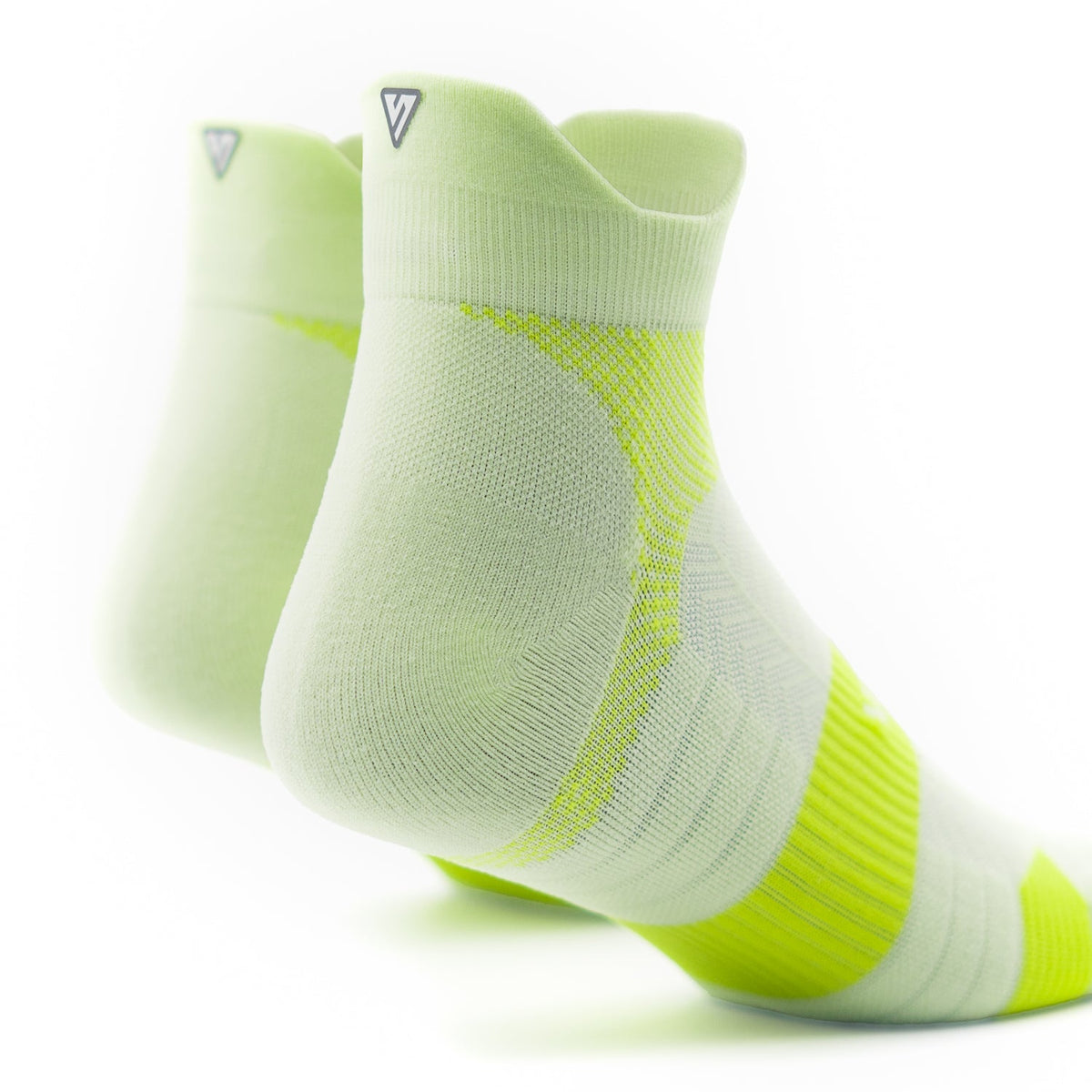 Sunny Lime Running Ankle Socks