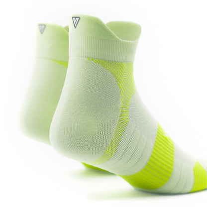 Sunny Lime Running Ankle Socks