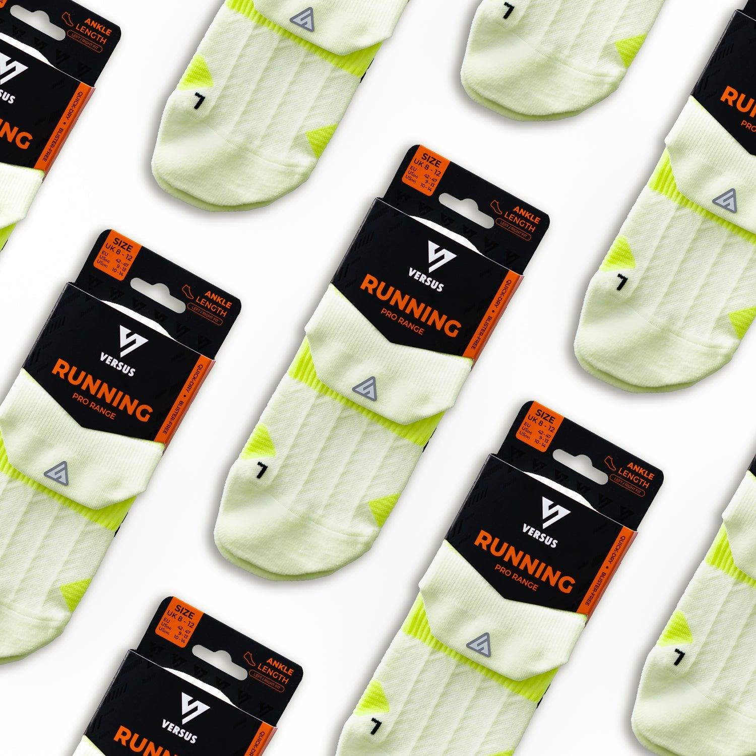 Sunny Lime Running Ankle Socks