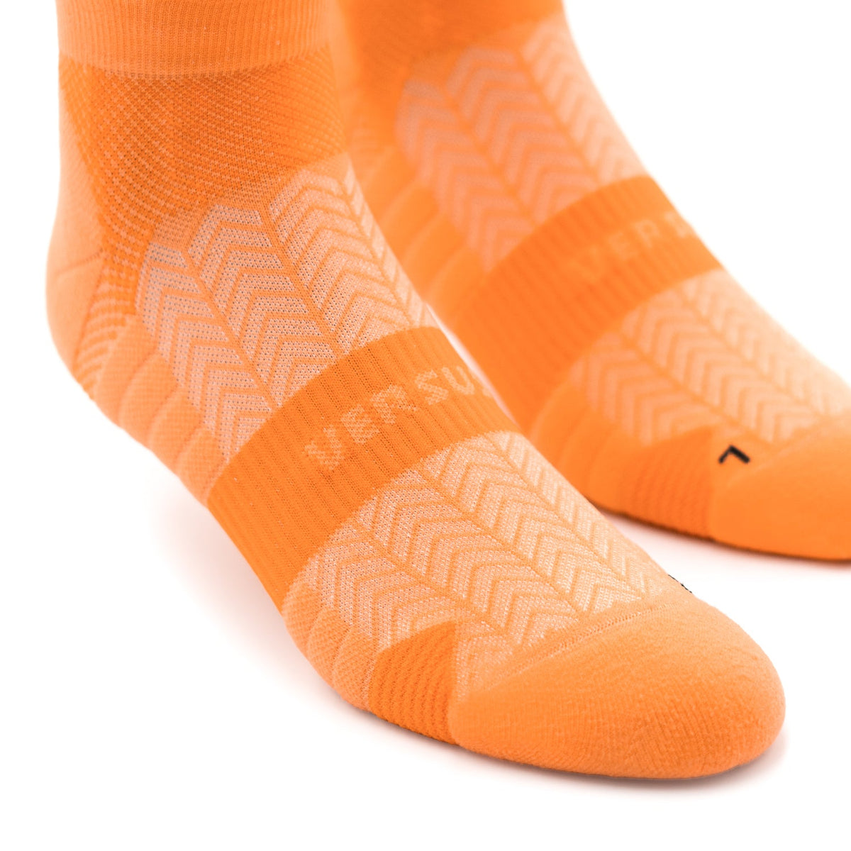 Tangerine Glow Running Ankle Socks