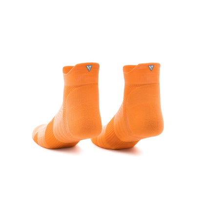 Tangerine Glow Running Ankle Socks