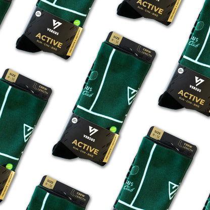 Retro Tennis Active Crew Socks
