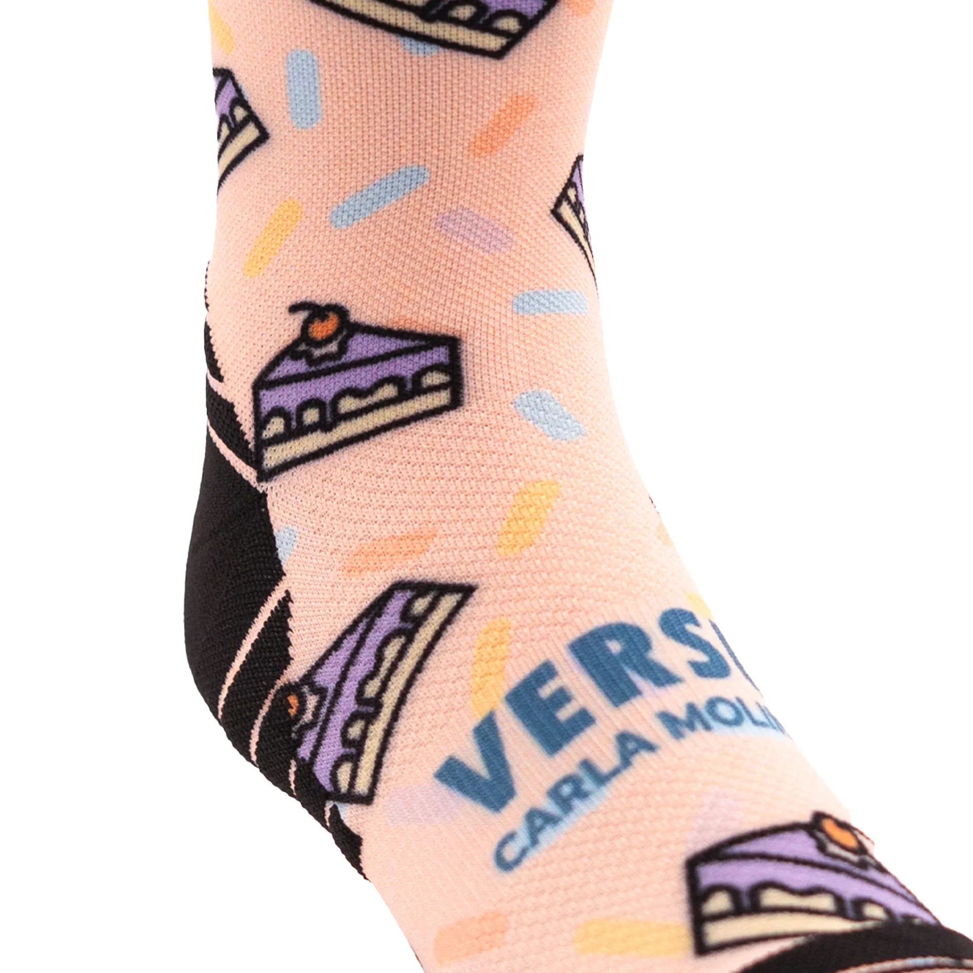 Run For Cake Active Crew Socks