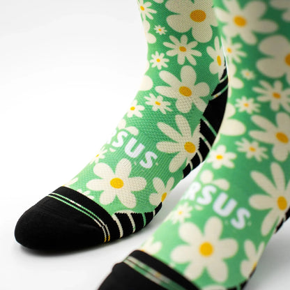 Wild Bloom Active Crew Socks