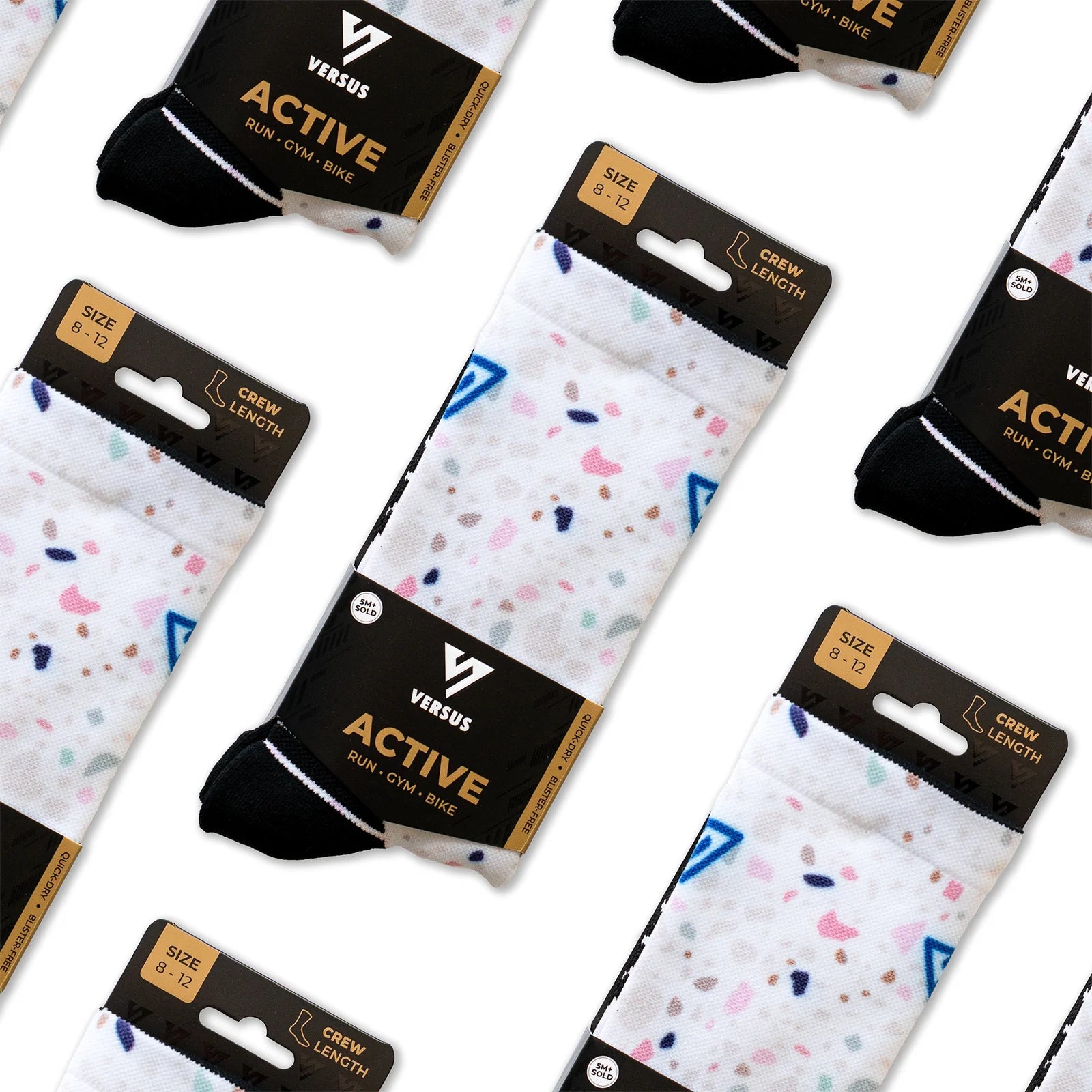 Terazzo Active Crew Socks